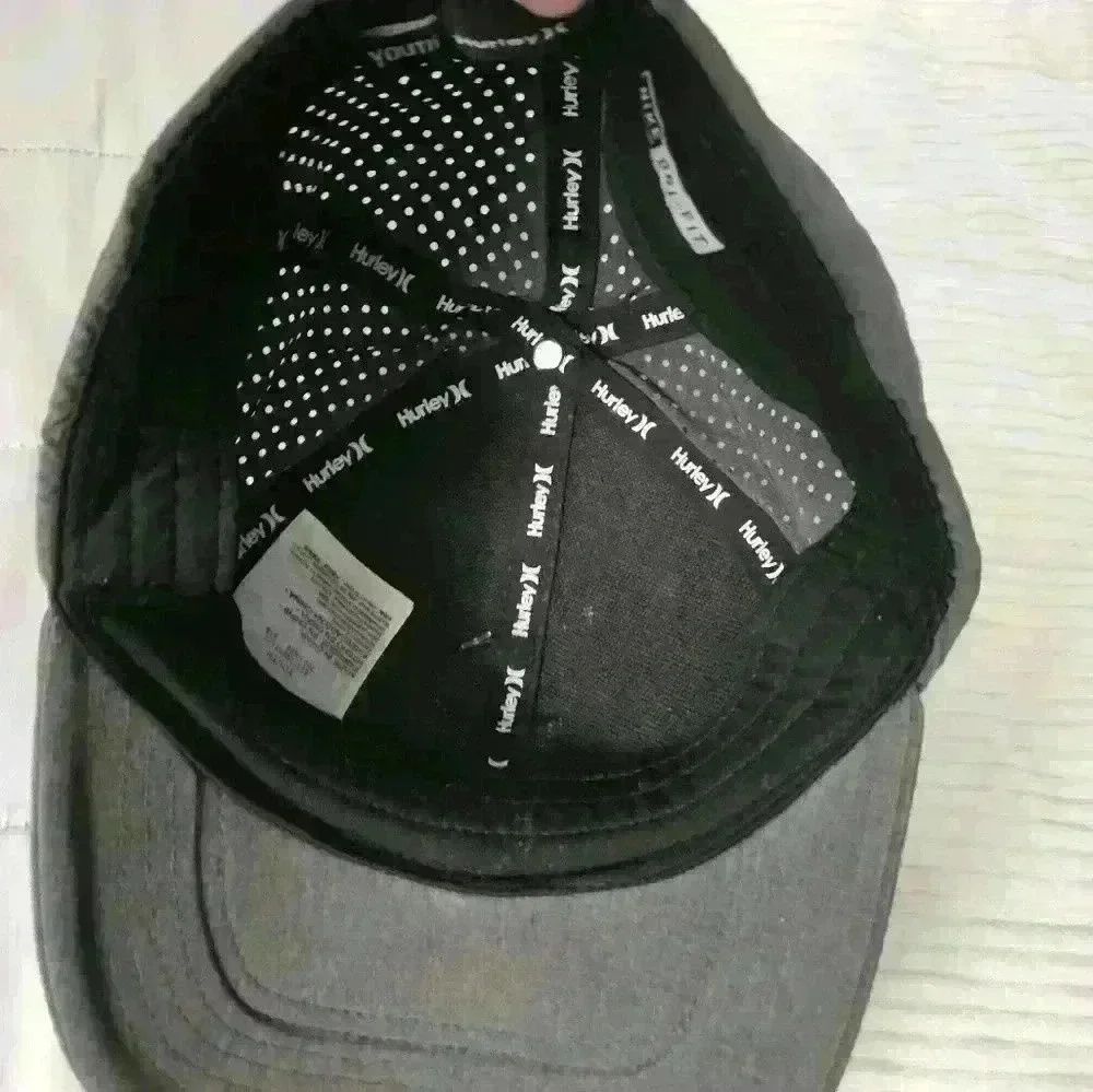 Hurley Baseball Cap.  Gray. Size says youth.